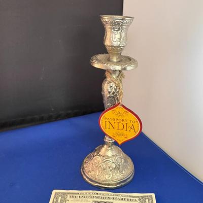 NEW RUSTIC-LOOK CANDLESTICK