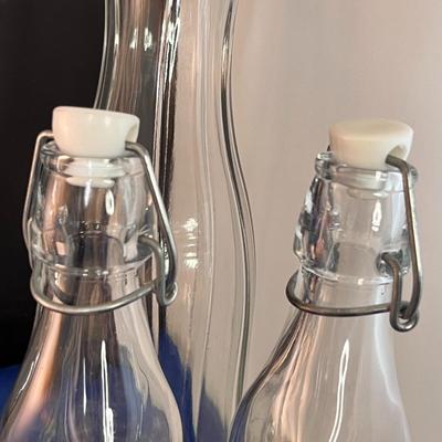 4 PC. CARAFE WATER BOTTLES