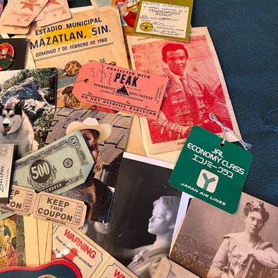 ESTATE PAPER EPHEMERA 