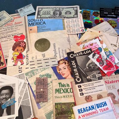 ESTATE PAPER EPHEMERA 