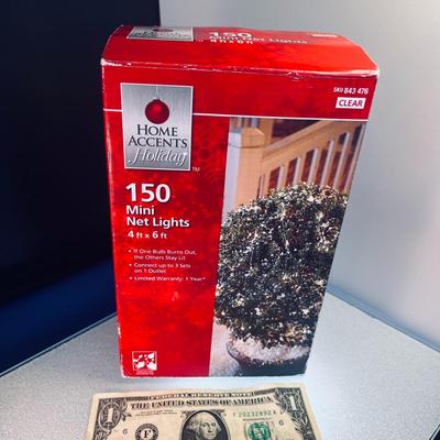 CLEAR MINI NET LIGHTS 150 LIGHTS