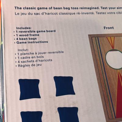 WOODEN DESKTOP BAG TOSS GAME