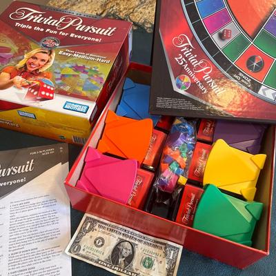 PARKER BROTHERS TRIVIAL PURSUIT GAME