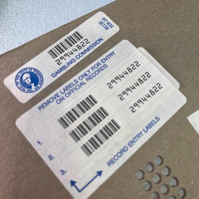 COLORFUL VINTAGE PUNCH BOARD