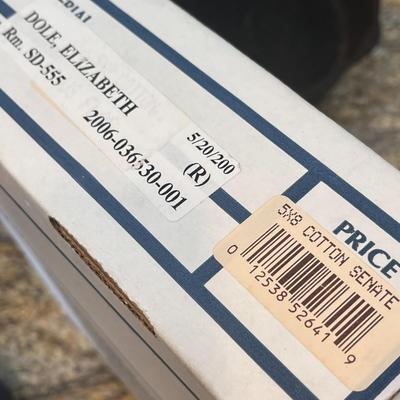 5â€™ X 8â€™ COTTON US FLAG 50 STARS NEW IN BOX "ELIZABETH DOLE"