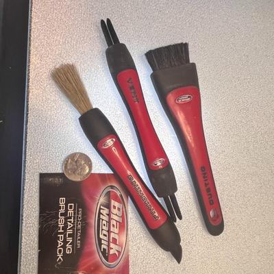 3 PC. AUTO DETAILING BRUSH PACK