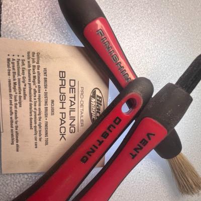 3 PC. AUTO DETAILING BRUSH PACK