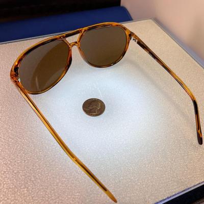 AVIATOR STYLE SUNGLASSES TORTOISE SHELL 