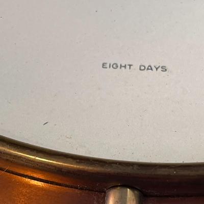 VINTAGE NAUTICAL MOTIF 8 DAY WALL CLOCK