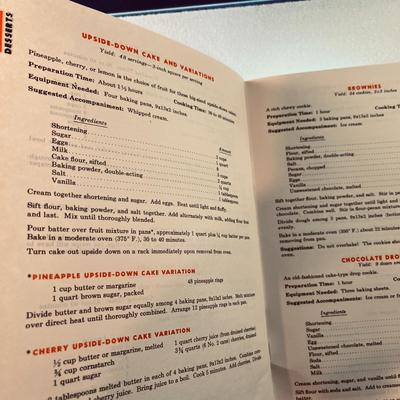 VINTAGE 1950â€™S RECIPES FOR SERVING 50 PEOPLE