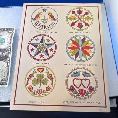 1971 PENNSYLVANIA DUTCH FOLK ART HEX SYMBOLS