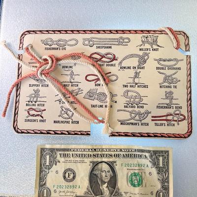 VINTAGE KNOT TYING GUIDE