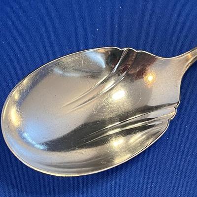 LARGE SILVERPLATE â€œETERNALLY YOURSâ€ SERV. SPOON