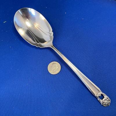 LARGE SILVERPLATE â€œETERNALLY YOURSâ€ SERV. SPOON