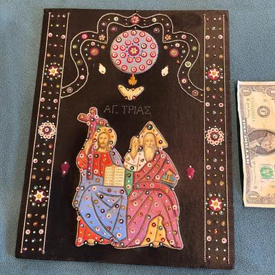 ORTHODOX ICON ARTWORK JEWELED HANDIWORK