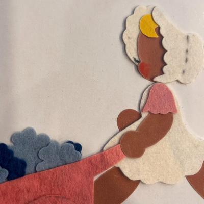 1940's ERA SUNBONNET GIRL ART WORK