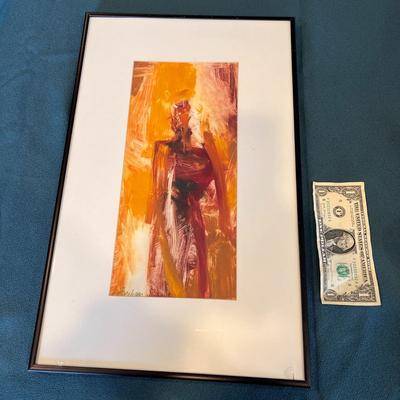 MODERN ARTWORK FEMALE FIGURE â€œR. GRAHAMâ€ 