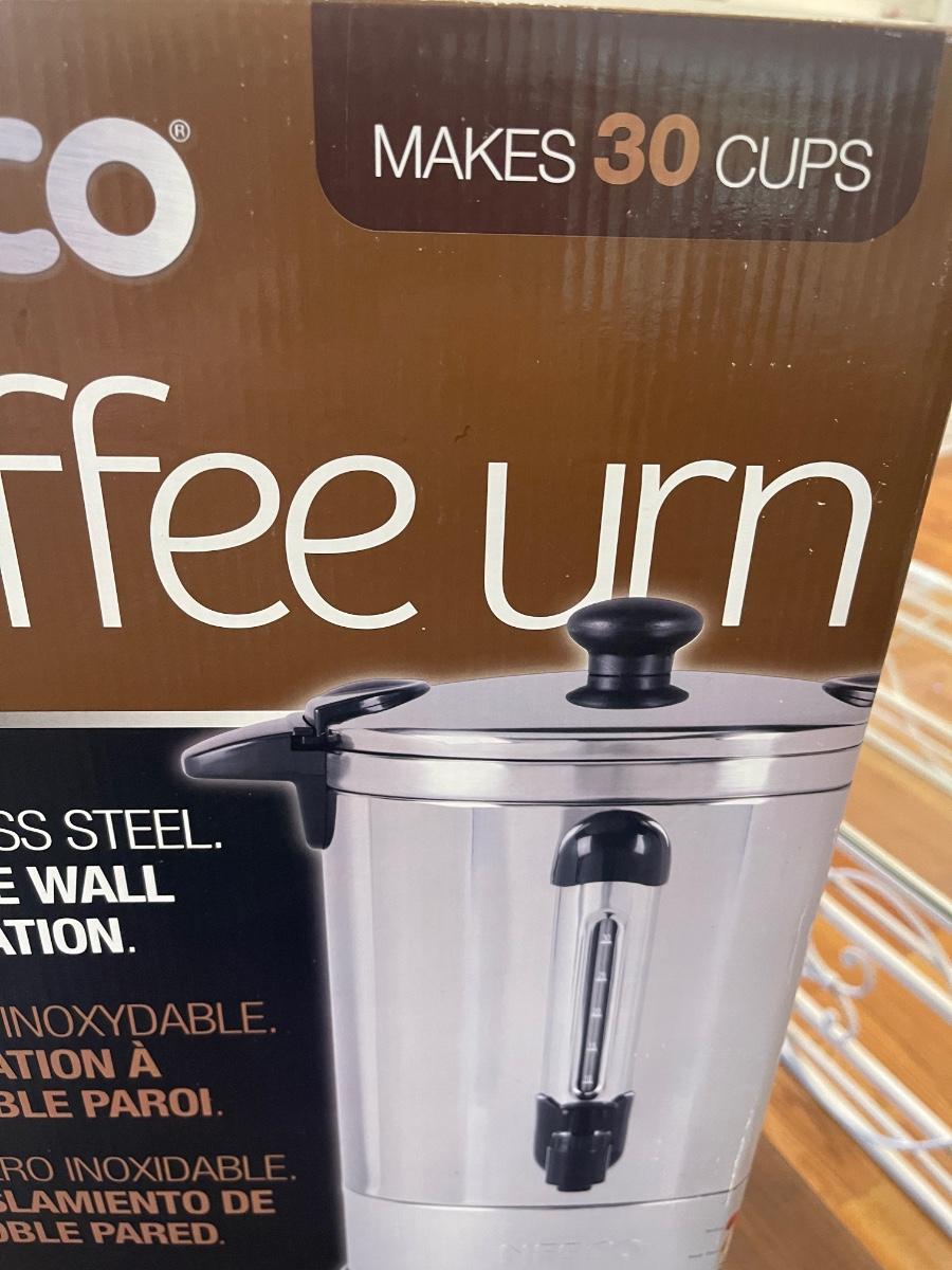 NESCO Coffee Urn. New in box