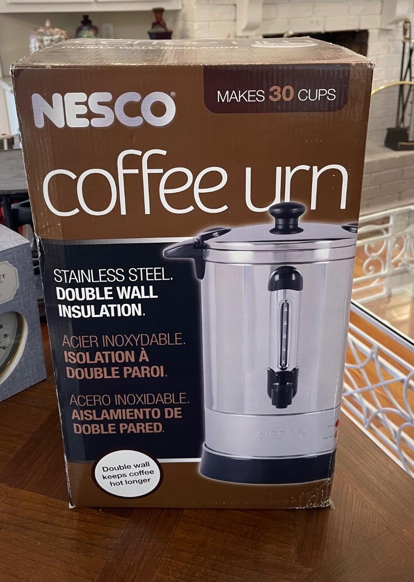 NESCO Coffee Urn. New in box