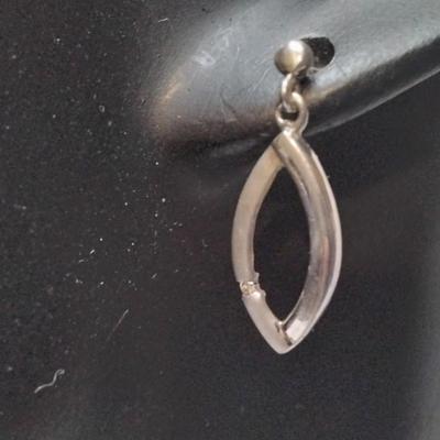 Unique Diamond 925 Stud Earrings