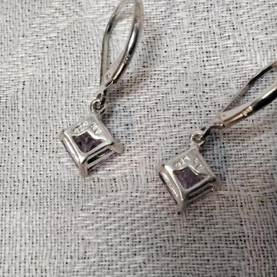 Gorgeous Amethyst 925 Earrings