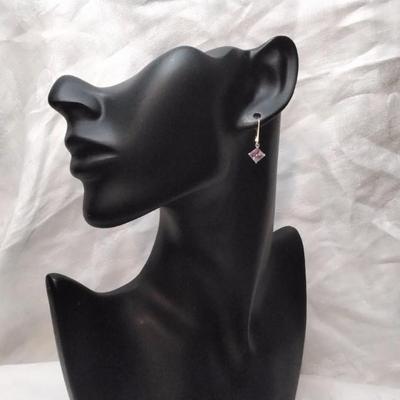 Gorgeous Amethyst 925 Earrings