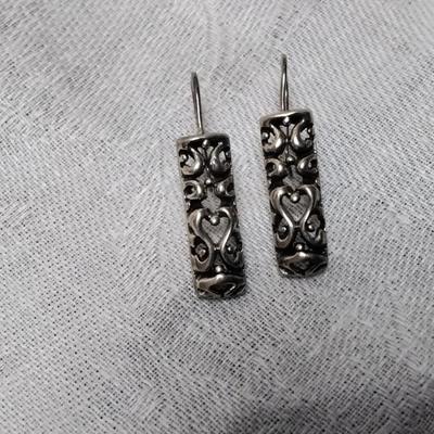 Gorgeous Unique Artwork 925 Earrings