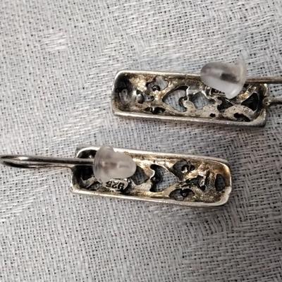 Gorgeous Unique Artwork 925 Earrings