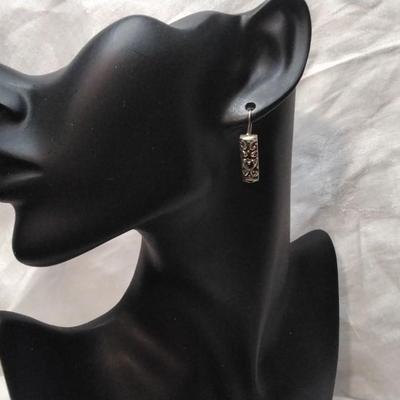 Gorgeous Unique Artwork 925 Earrings