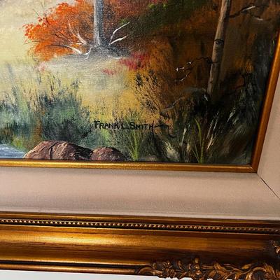 Beautiful Landscape Painting Original by Frank L. Smith