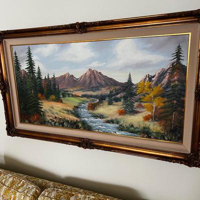 Beautiful Landscape Painting Original by Frank L. Smith