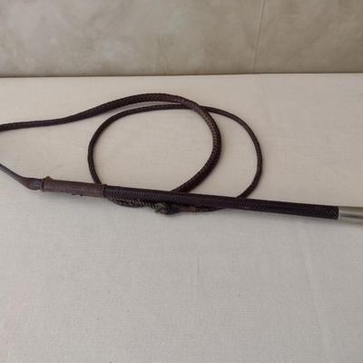 Horse Ring Training Whip with Bone Handle