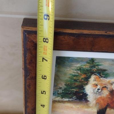Framed Art Print of Fox Numbered and Signed by Beth Carlson 40/100