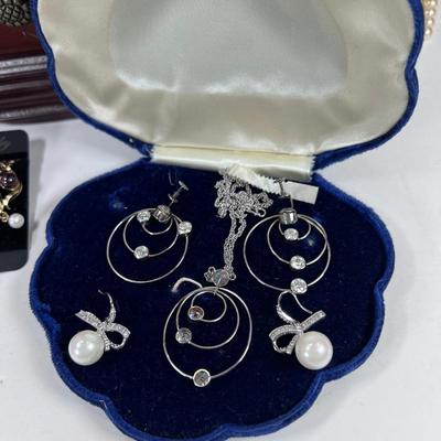 Mini Jewelry Armoire box  with drawers