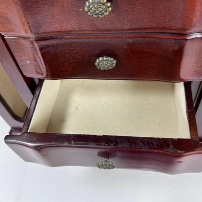 Mini Jewelry Armoire box  with drawers