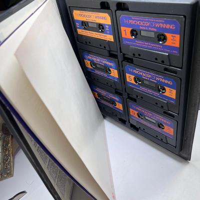 Vintage VHS, and Cassette Self help sets