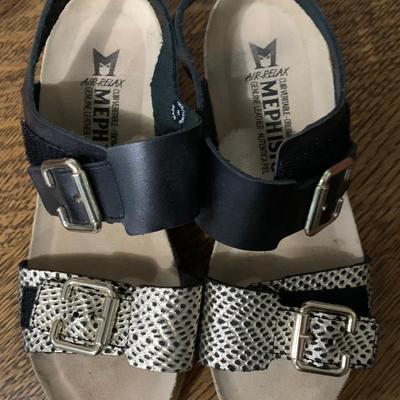Mephisto cork sole sandals