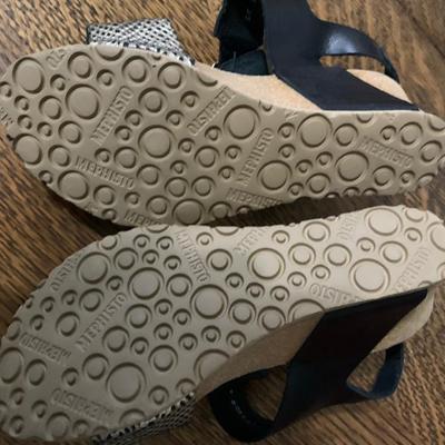 Mephisto cork sole sandals