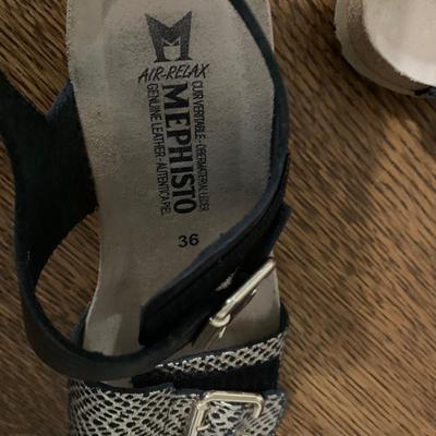 Mephisto cork sole sandals