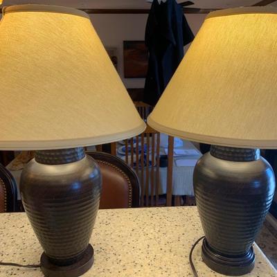 Pair of table lamps