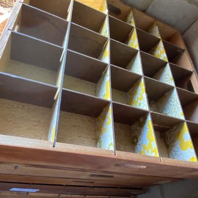 Wood Cubby Crate Lot