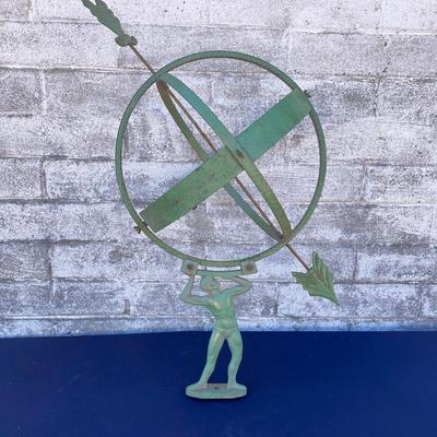 Vintage Armillary Sun Dial Sphere