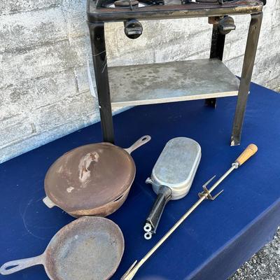 Vintage cast iron and more lot