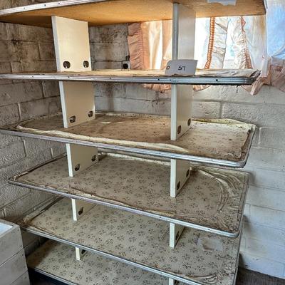 Vintage Display Shelf Unit