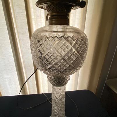 Antique Gone With The Wind Style Lamp