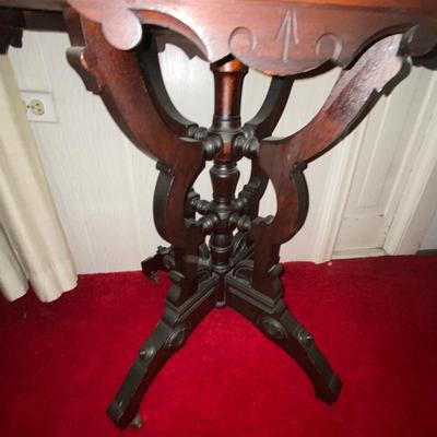 Antique East Lake Marble Top Table