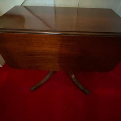 Drop Leaf Mahogany Table