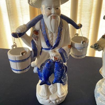 Oriental Figures Home DÃ©cor Lot