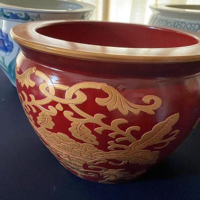 Oriental Planter Lot