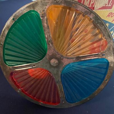 Vintage Tinsel Christmas Tree Color Wheel Lot